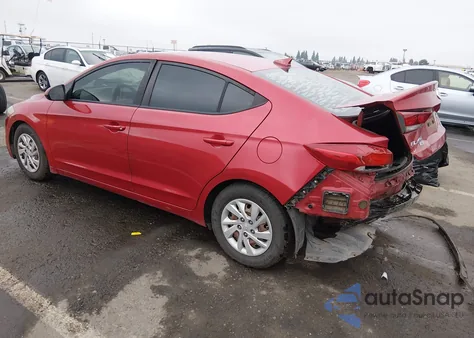 2017 Hyundai Elantra Se from USA, damaged, VIN 5NPD74LF9HH140275